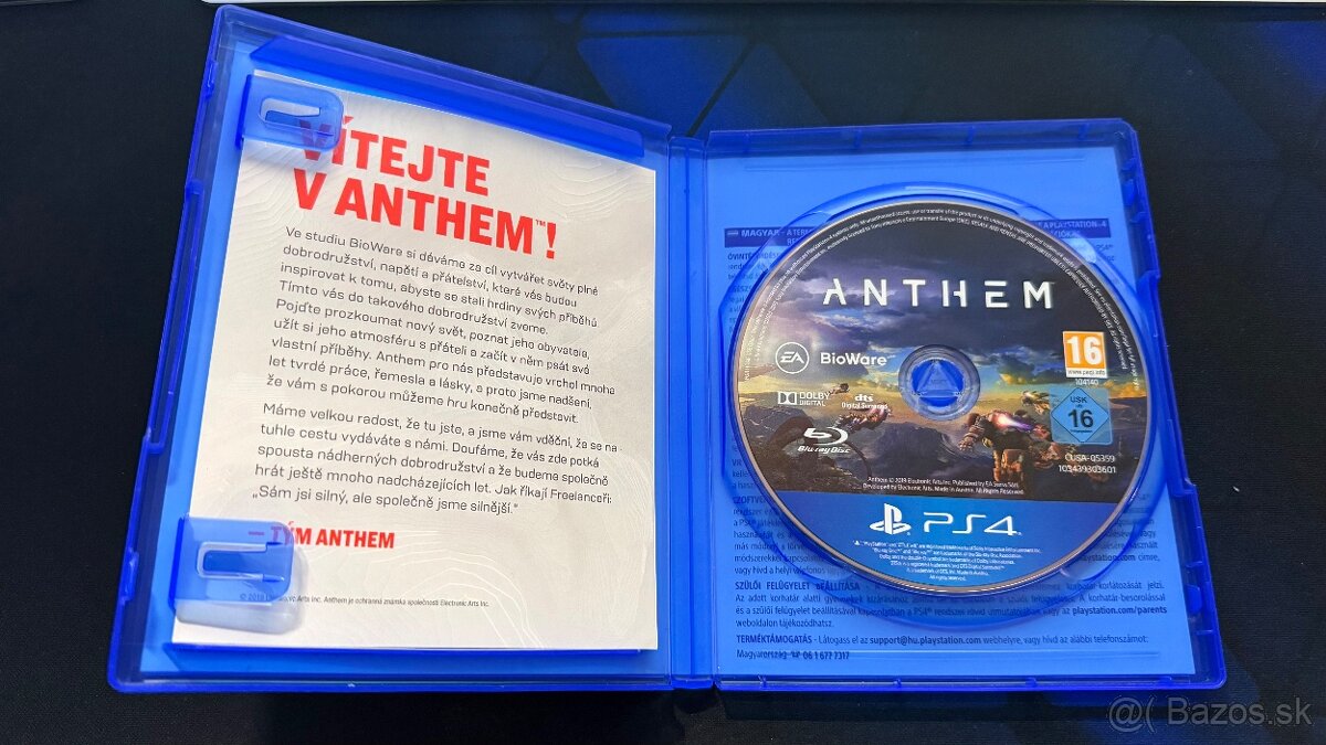 🎮 Anthem – PS4 (originálny obal) - 2