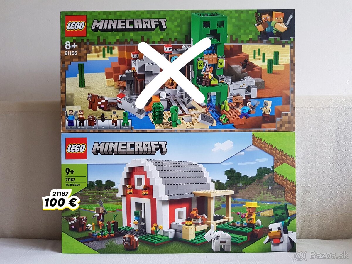 Nové zapečatené sety LEGO Minecraft - 2