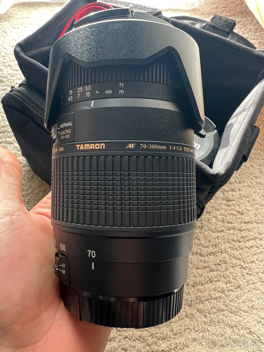 Canon EOS 80D+ Tamron 70–300 mm+ Tamron 18–200 mm + prisluš. - 2