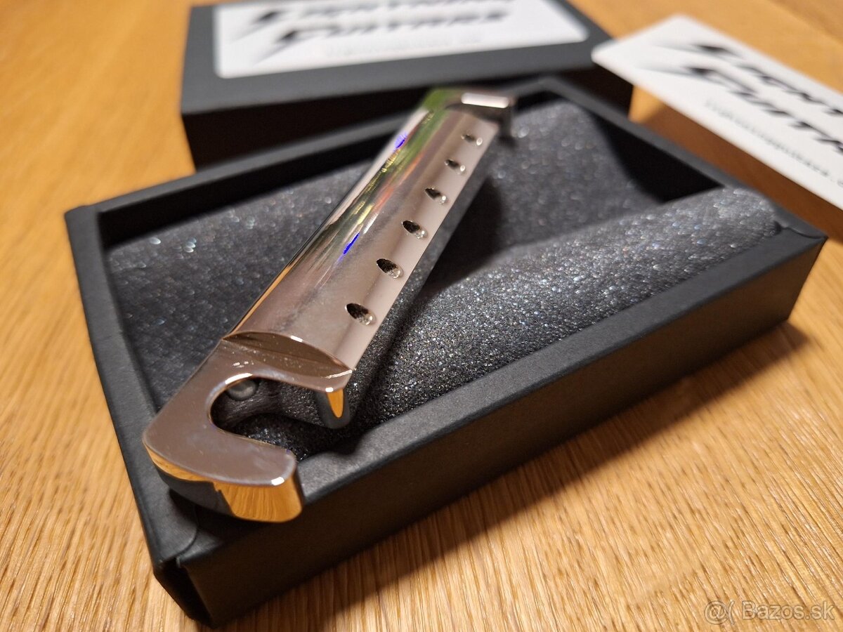 Nickel Plated Aluminium Tail Piece - Strunník - 2