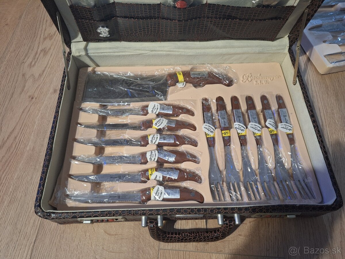 Sada nozov BACHMAYER v kufríku + steakovy pribor - 2