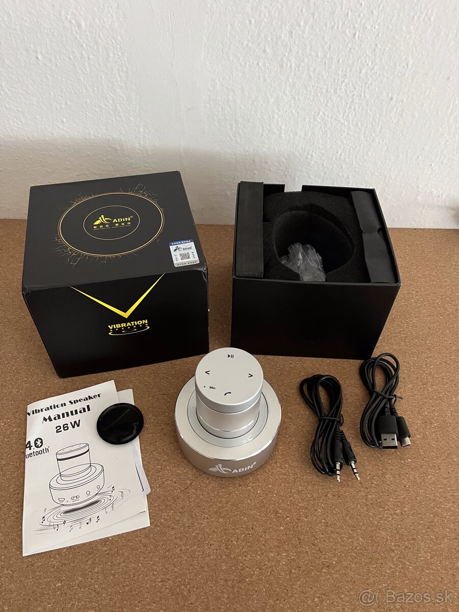 Vibračný Bluetooth reproduktor - 2