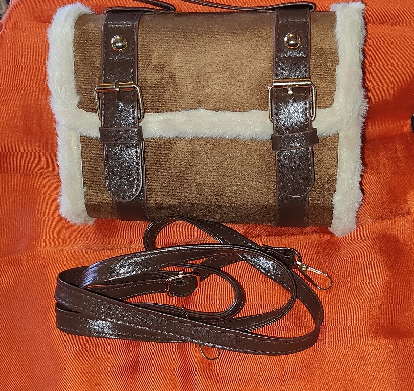 hnedá krásna dámska kabelka - 2