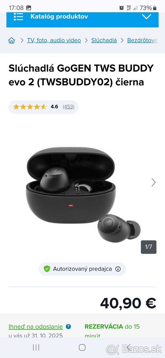 Predam bluetooth sluchadla - 2