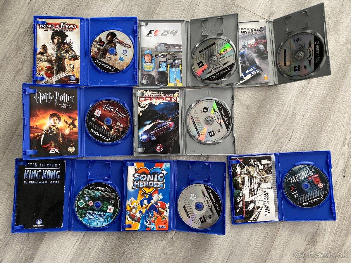 Playstation 2 hry + pamaťová karta - 2
