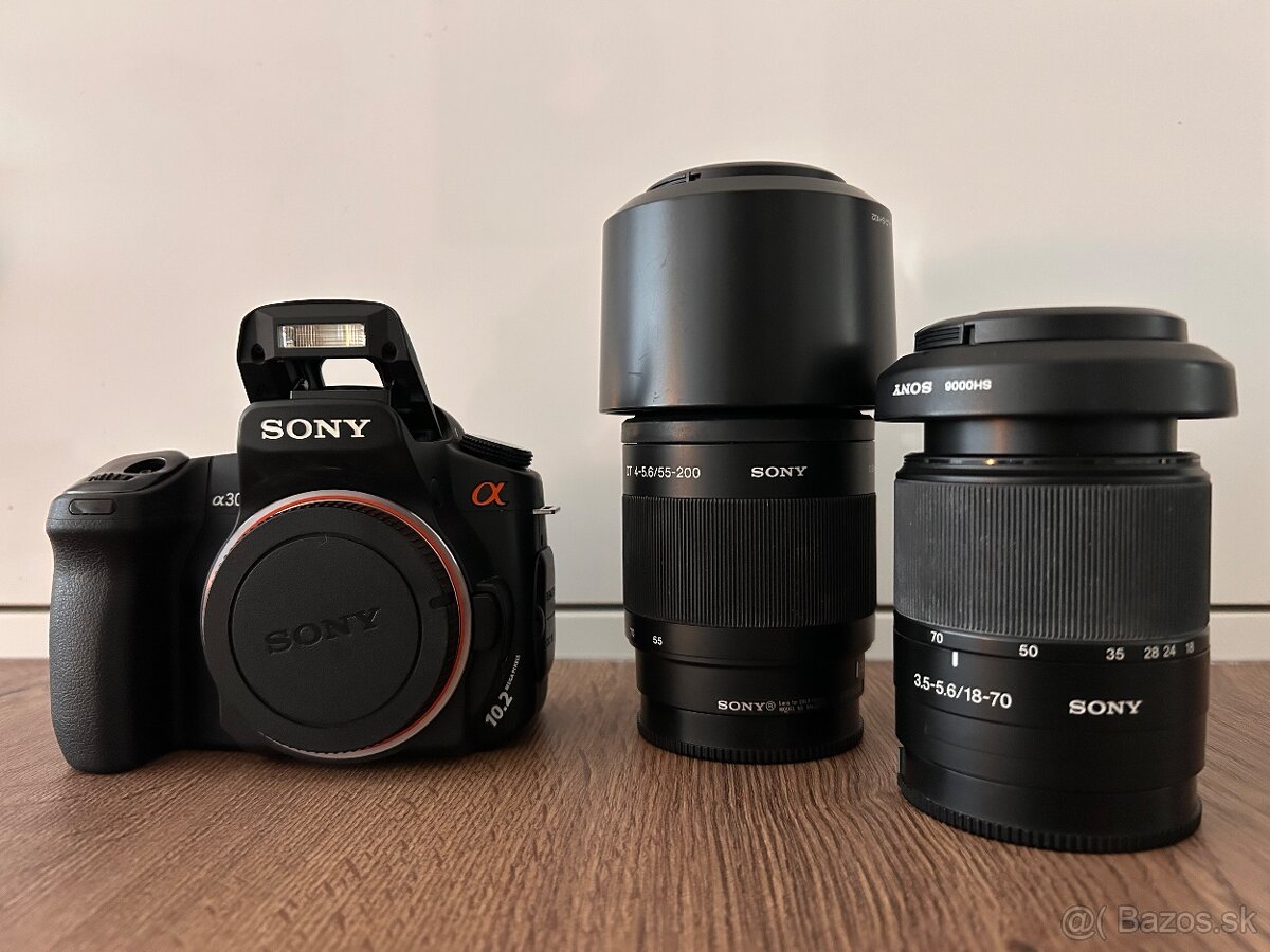 Predám Sony A300 s dvomi objektívmi – ideálne pre začiatočn - 2