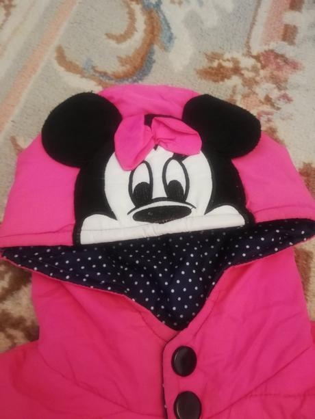 Ružová vetrovka s Minnie veľkosť cca 92 - 2