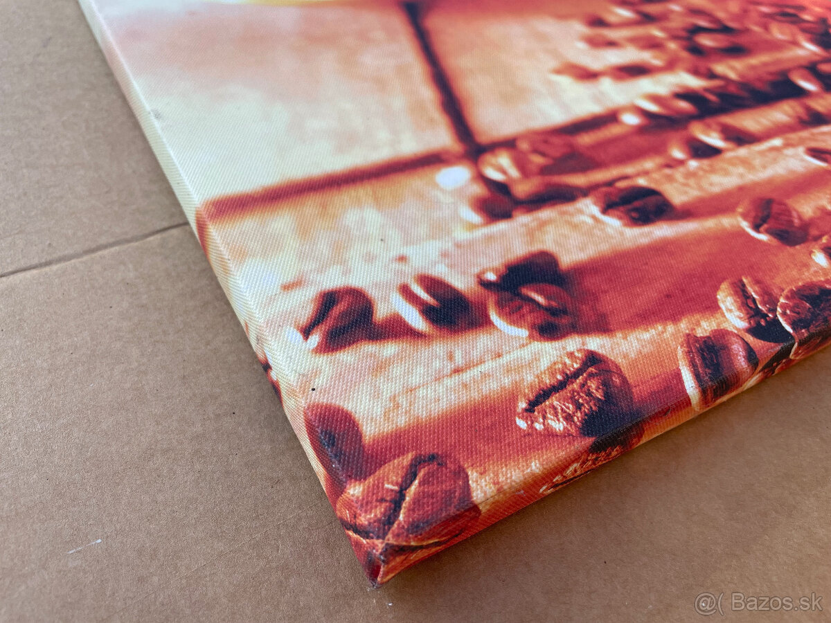 3 obrazy JYSK tlac na platne, kava, kaviaren, coffee beans - 2