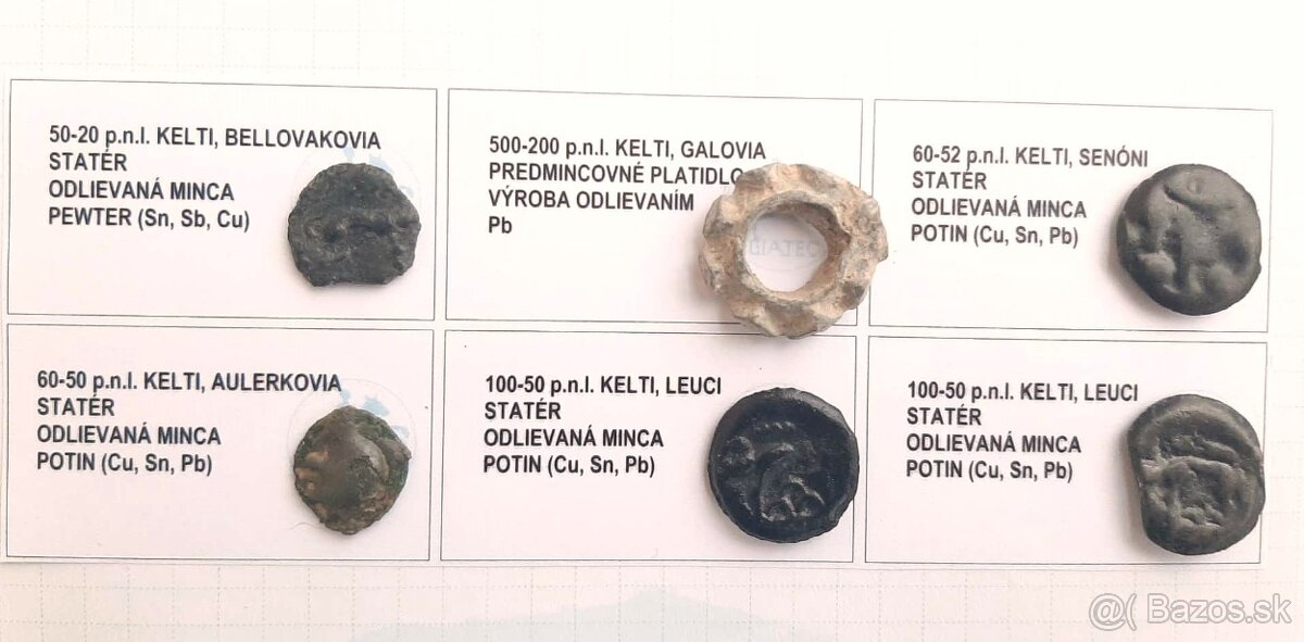 Keltské mince a predmincovné platidlo - 2