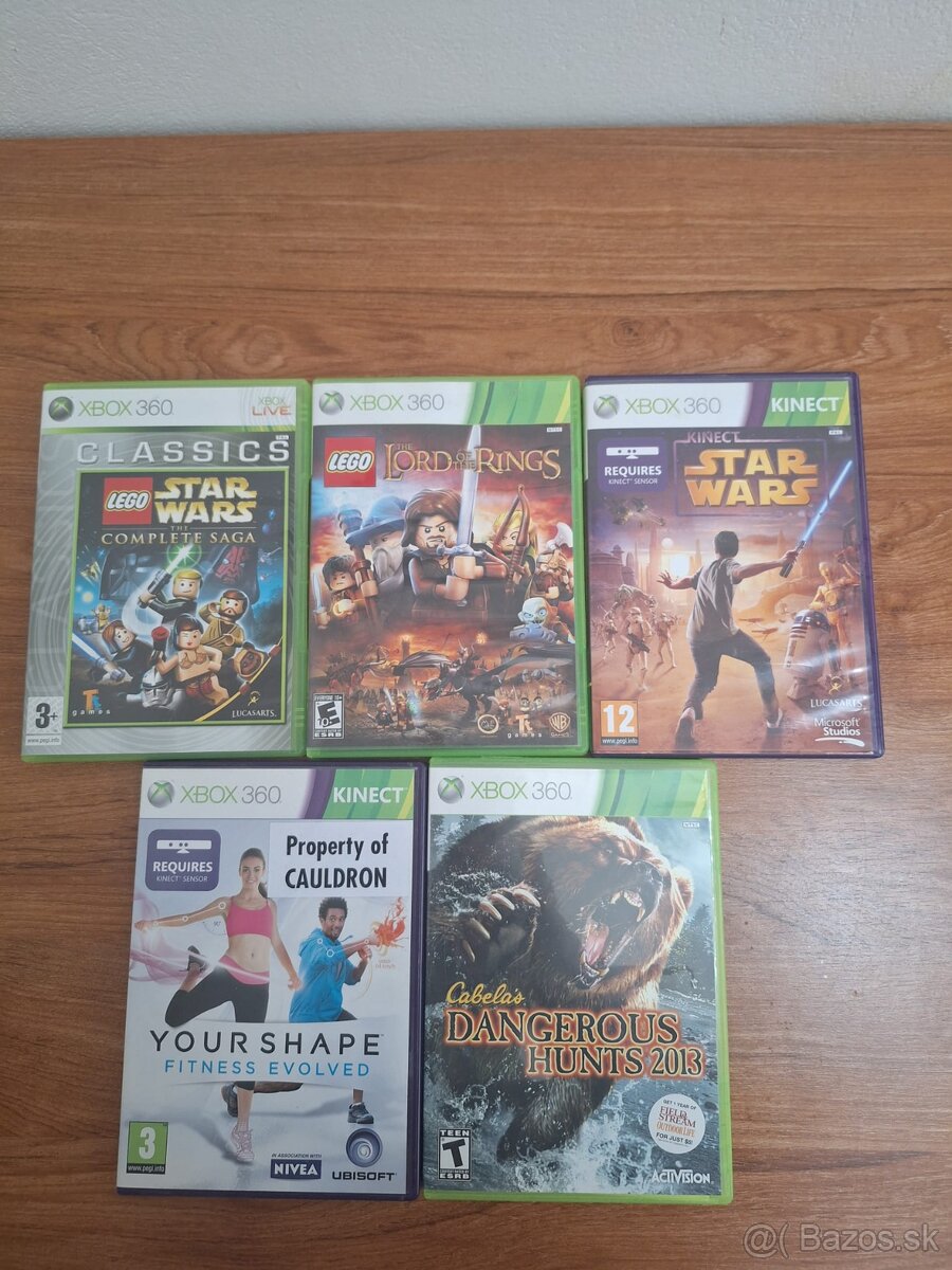 Predám hry na Xbox 360 + Kinect hry - 2