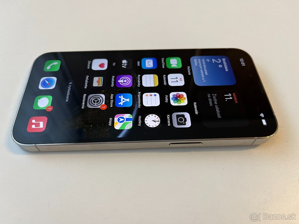 apple iphone 13 PRO 128gb Silver / Batéria 100% - 2