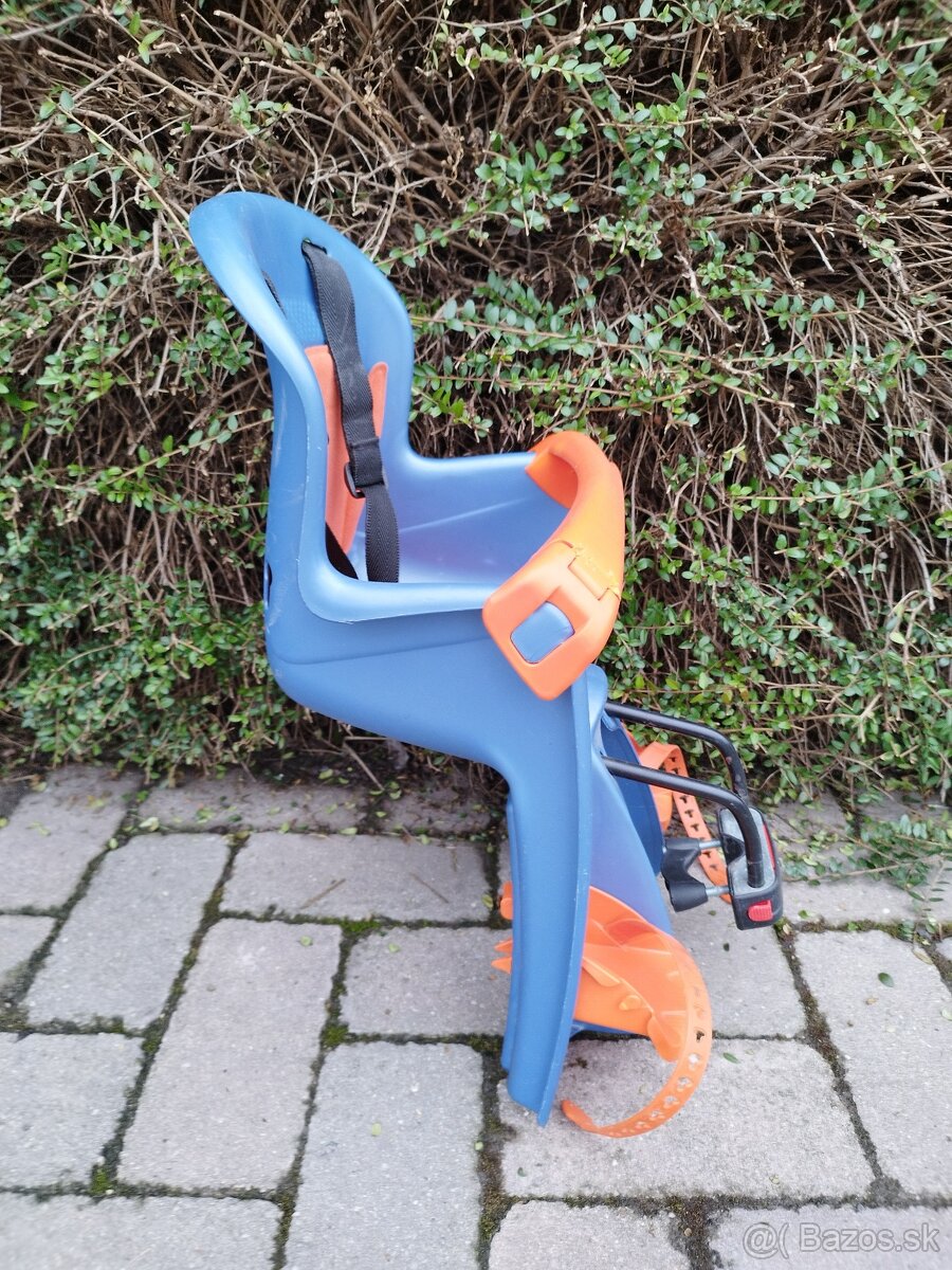 Predná detská sedačka na bicykel-modrá - 2
