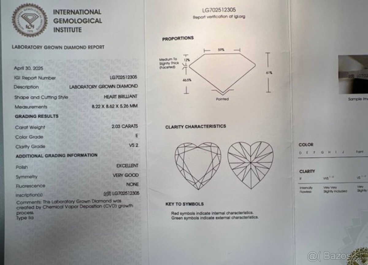 Diamantovy privesok 2,03ct - 2