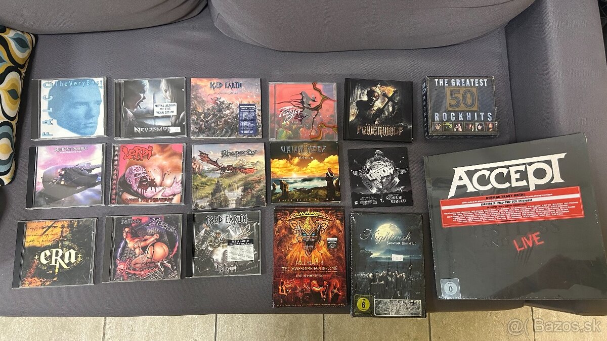 Metalove a rockove CD - 2