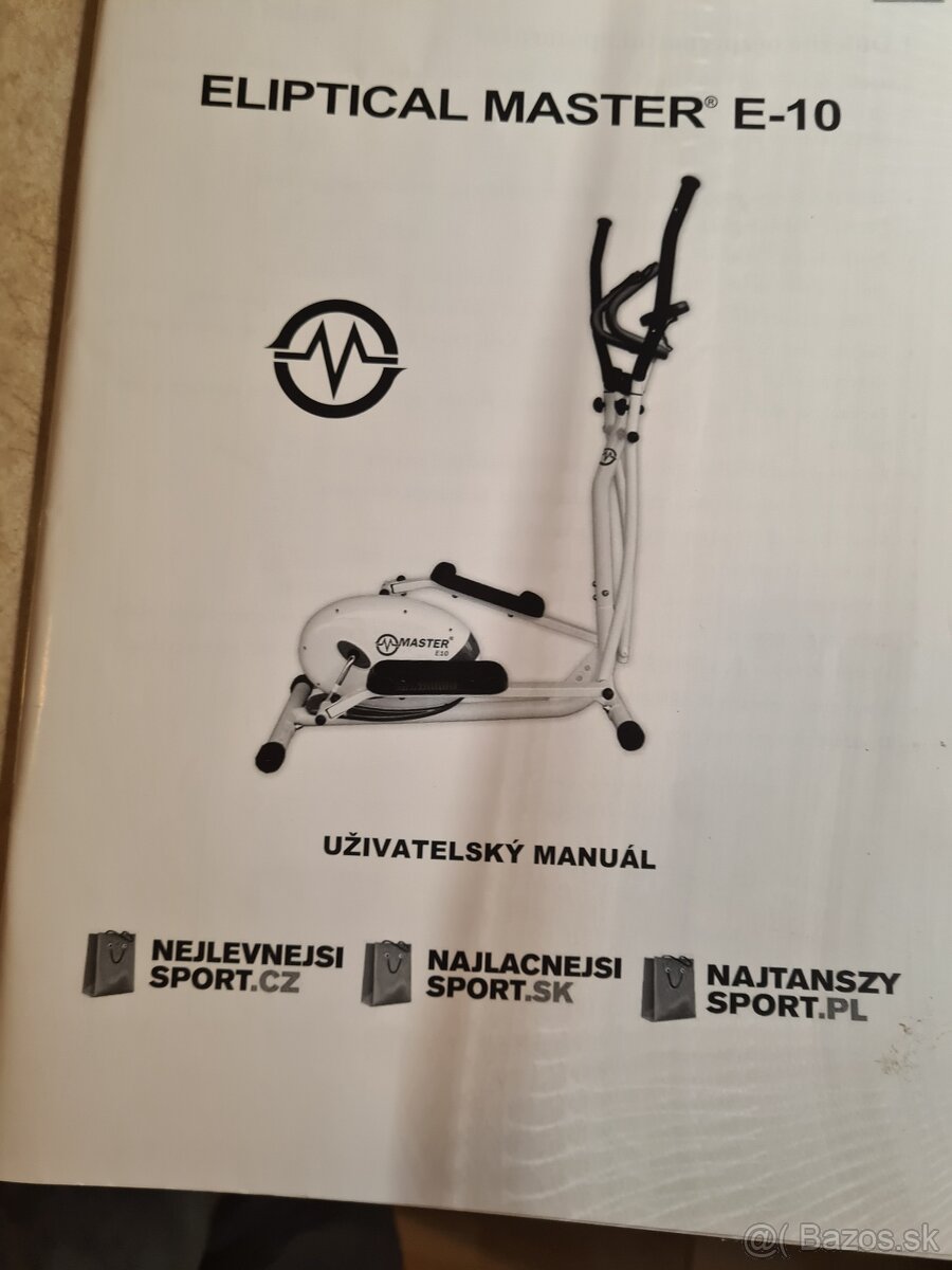 Eliptický trenažér Master E10 - 2