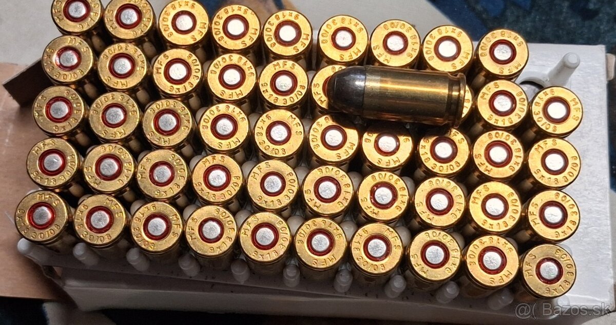 Náboje 9 mm makarov - 2