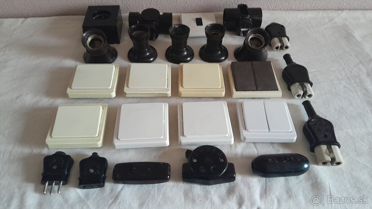 Stare.retro.zastrcky,vypinace.prepinace - 2