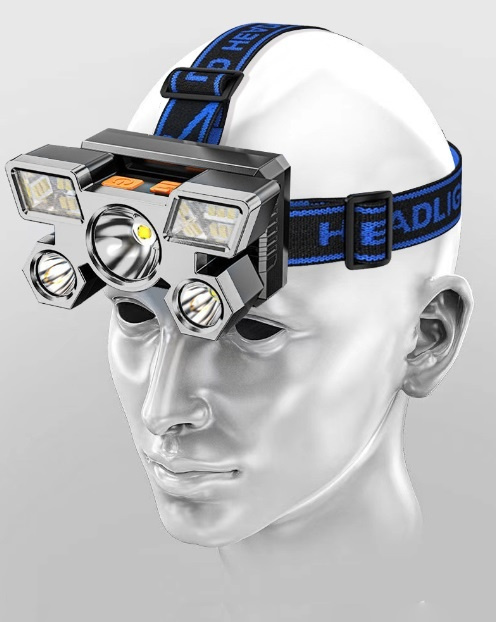 LED čelovka, 4 režimy - 2