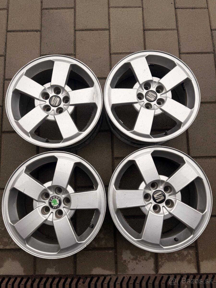 Elektrony Škoda 5x100 r16" - 2