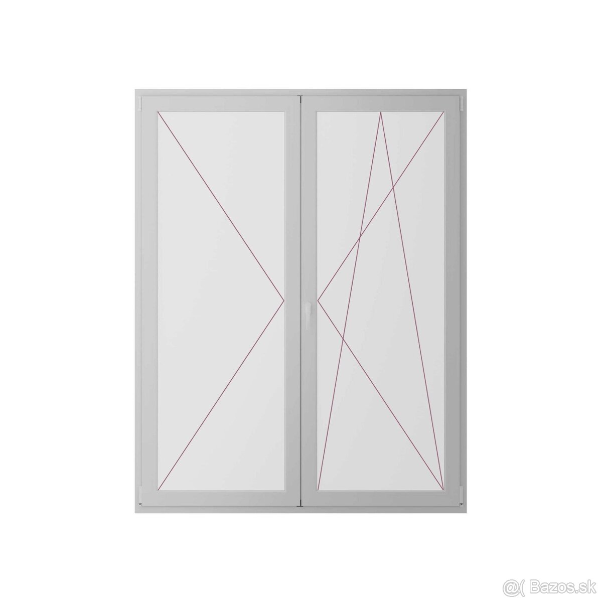 Dvojkrídlové balk. dvere NOVÉ - 2