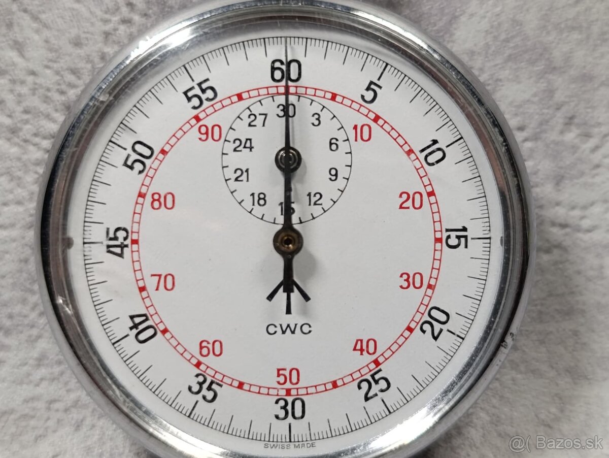 Vojenské kapesní stopky CWC pro britskou armádu. - 2