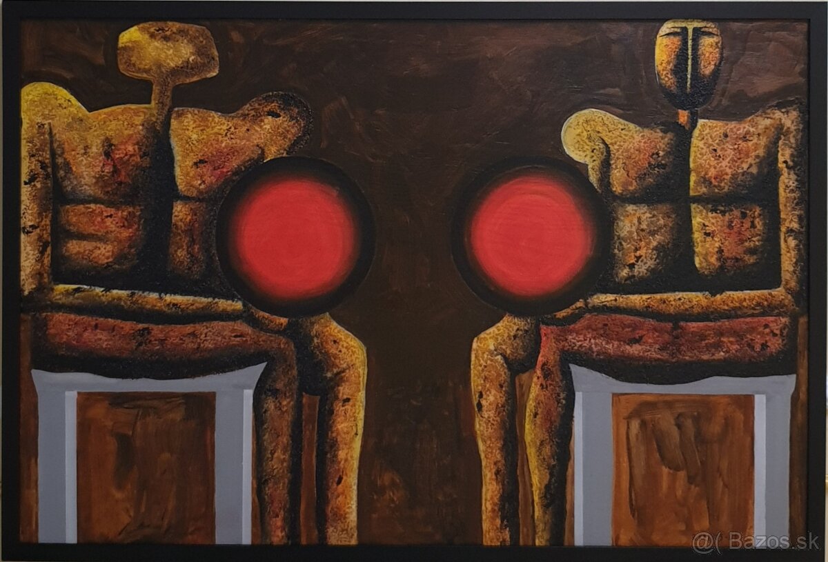 Signovany obraz balony - 2