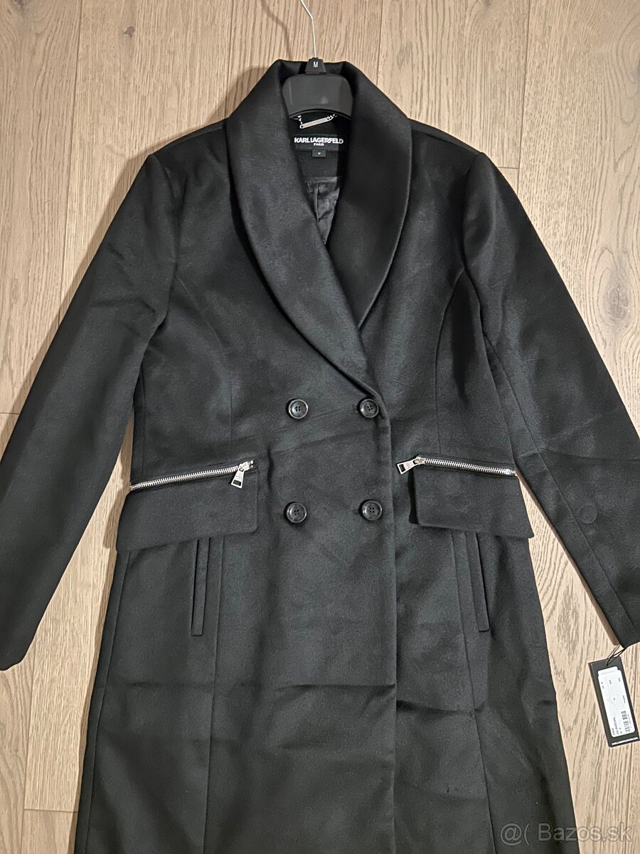 Karl Lagerfeld M čierny kabát - 2