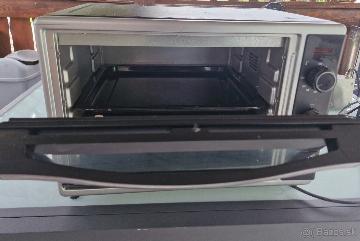 Teplovzdušná rúra s otočným grilom a pizza kameňom - 2