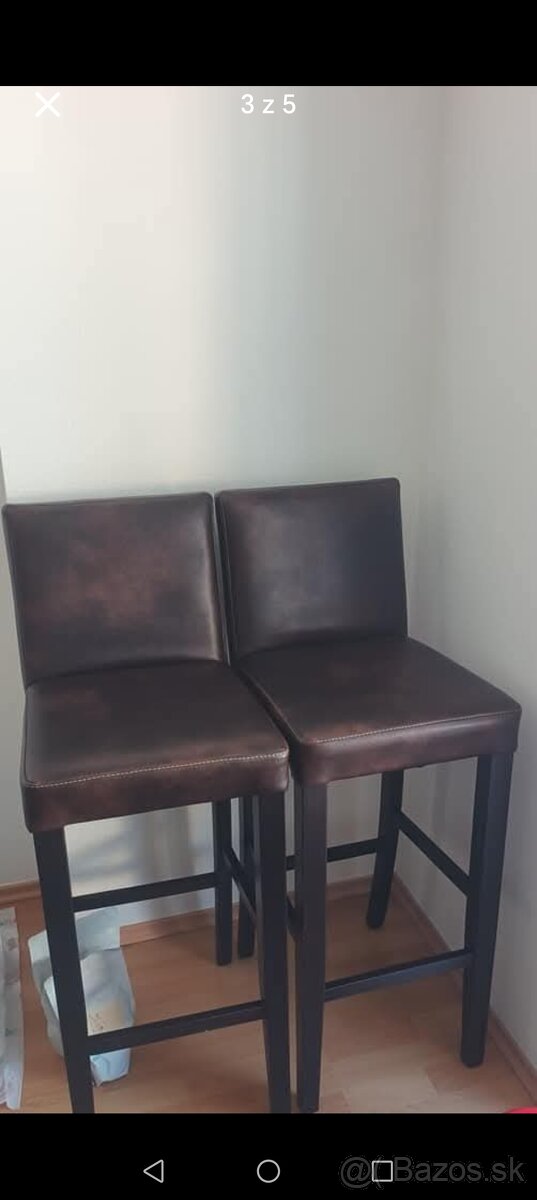 Barove drevene stolicky - 2