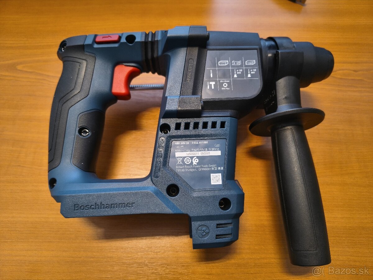 Bosch GBH 18V-18 AKU vrtacie kladivo - 2