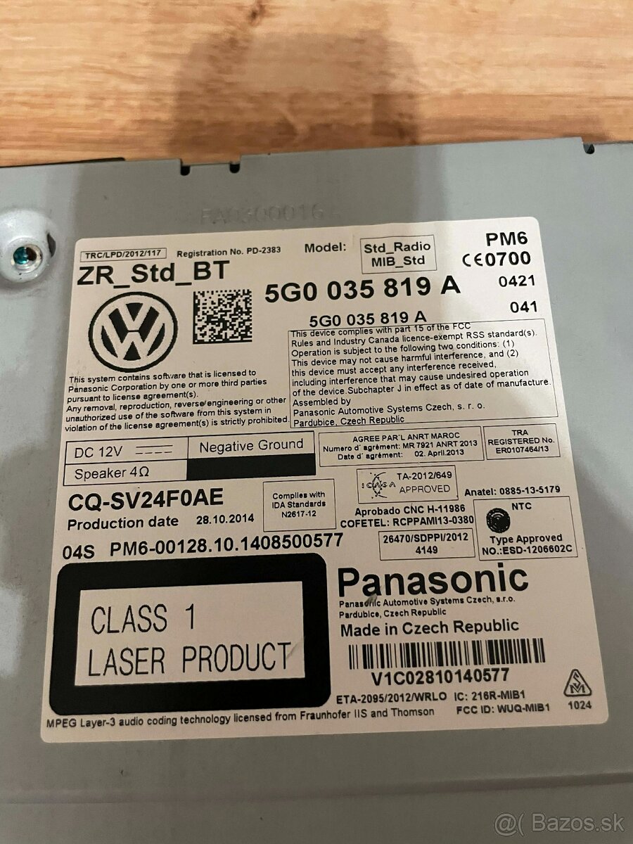 Volkswagen Golf 7 Infotainment MIB 1 - 2