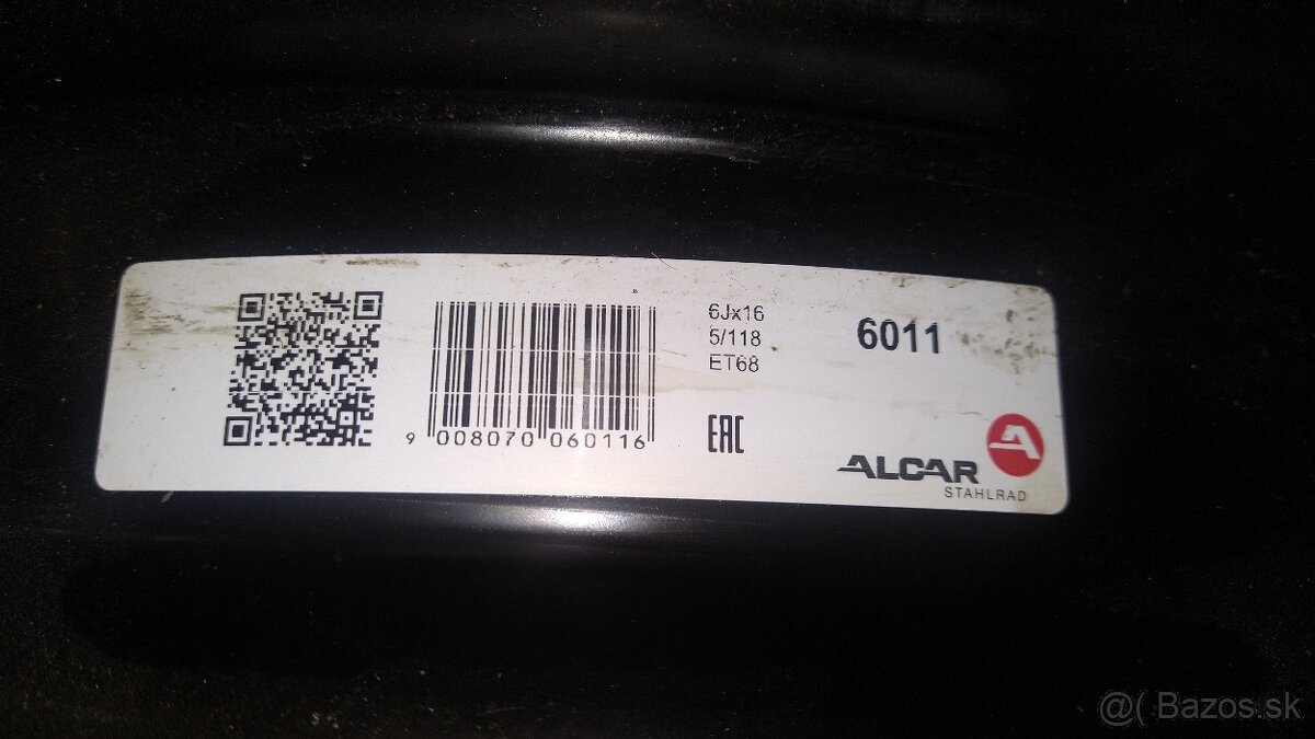 Plechové disky fiat Citroen - 2