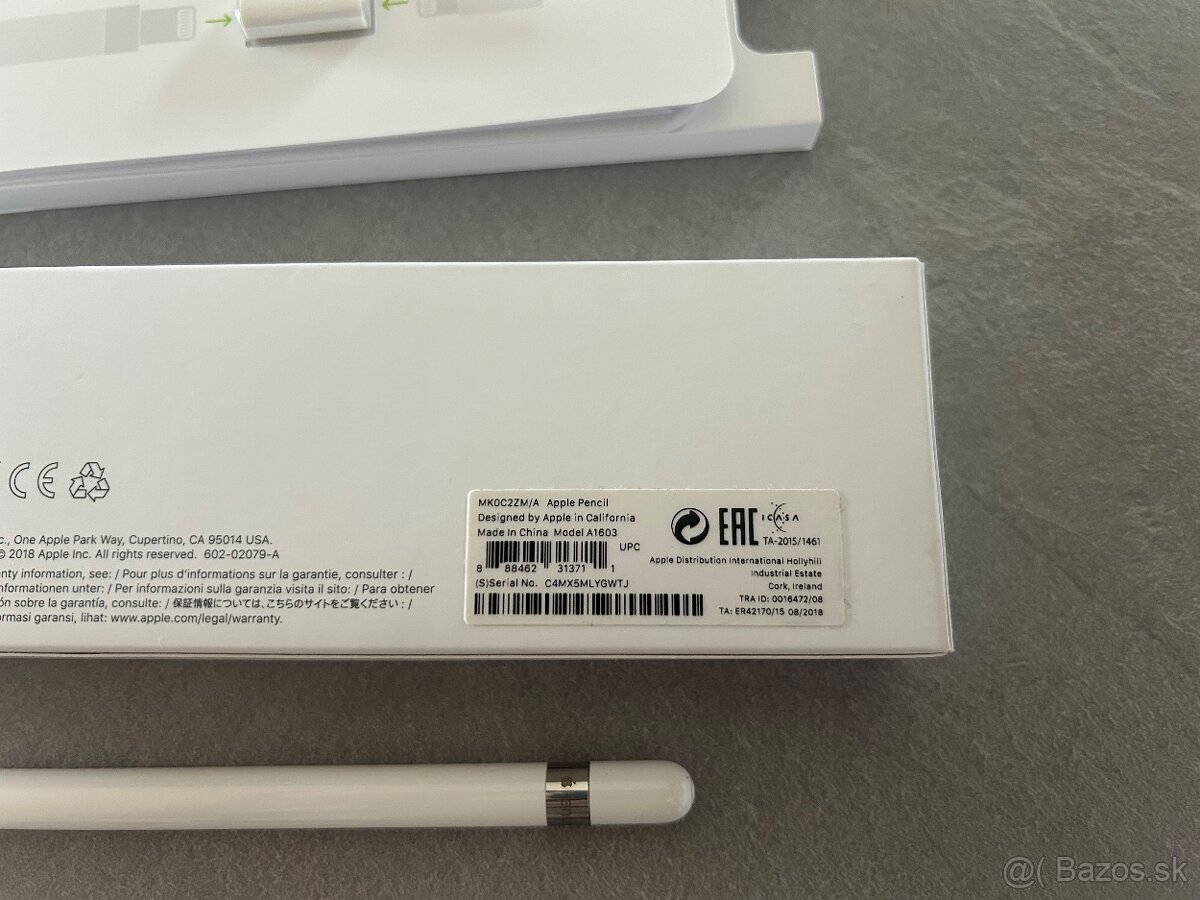 Apple Pencil, model A1603 - 2