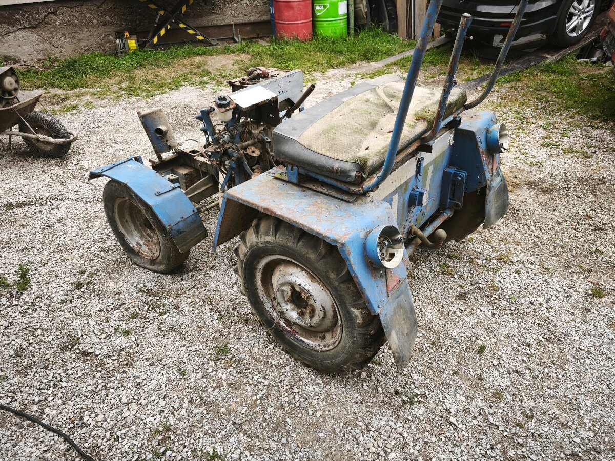 Malotraktor domáca vyroba - 2