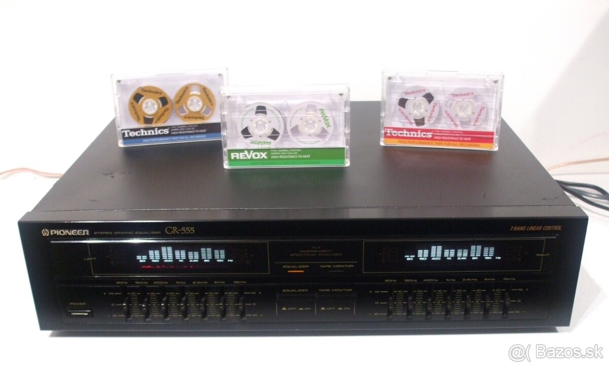 2x7 pasmovy graficky equalizer PIONEER GR 555 = Japan, AE55 - 2