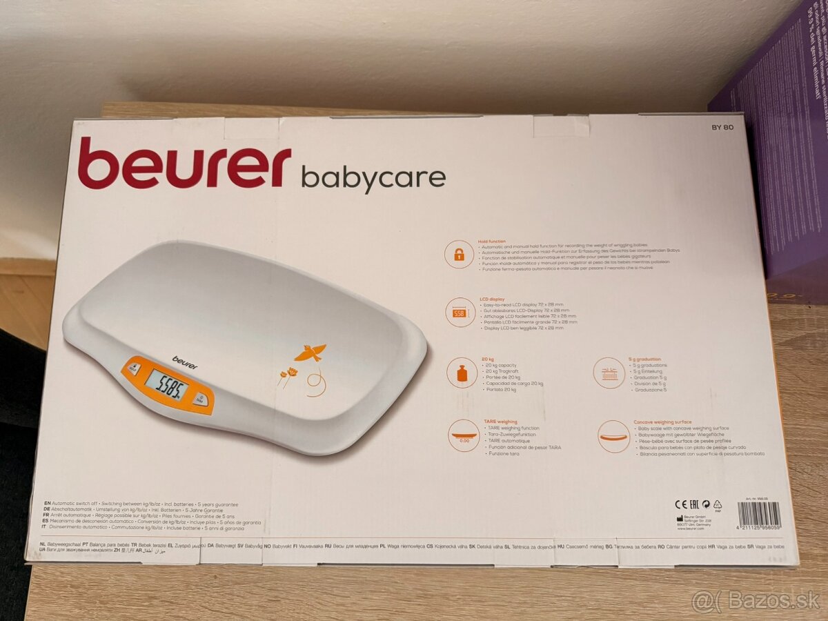 Presná kojenecká váha BEURER BY 80 - 2