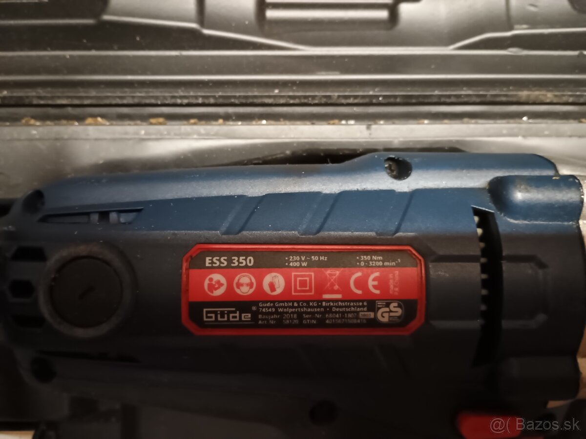 Güde rázový uťahovák elektrický - 2