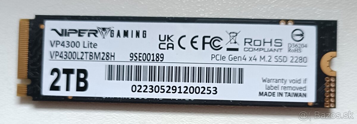 Výmena SSD M.2..... - 2