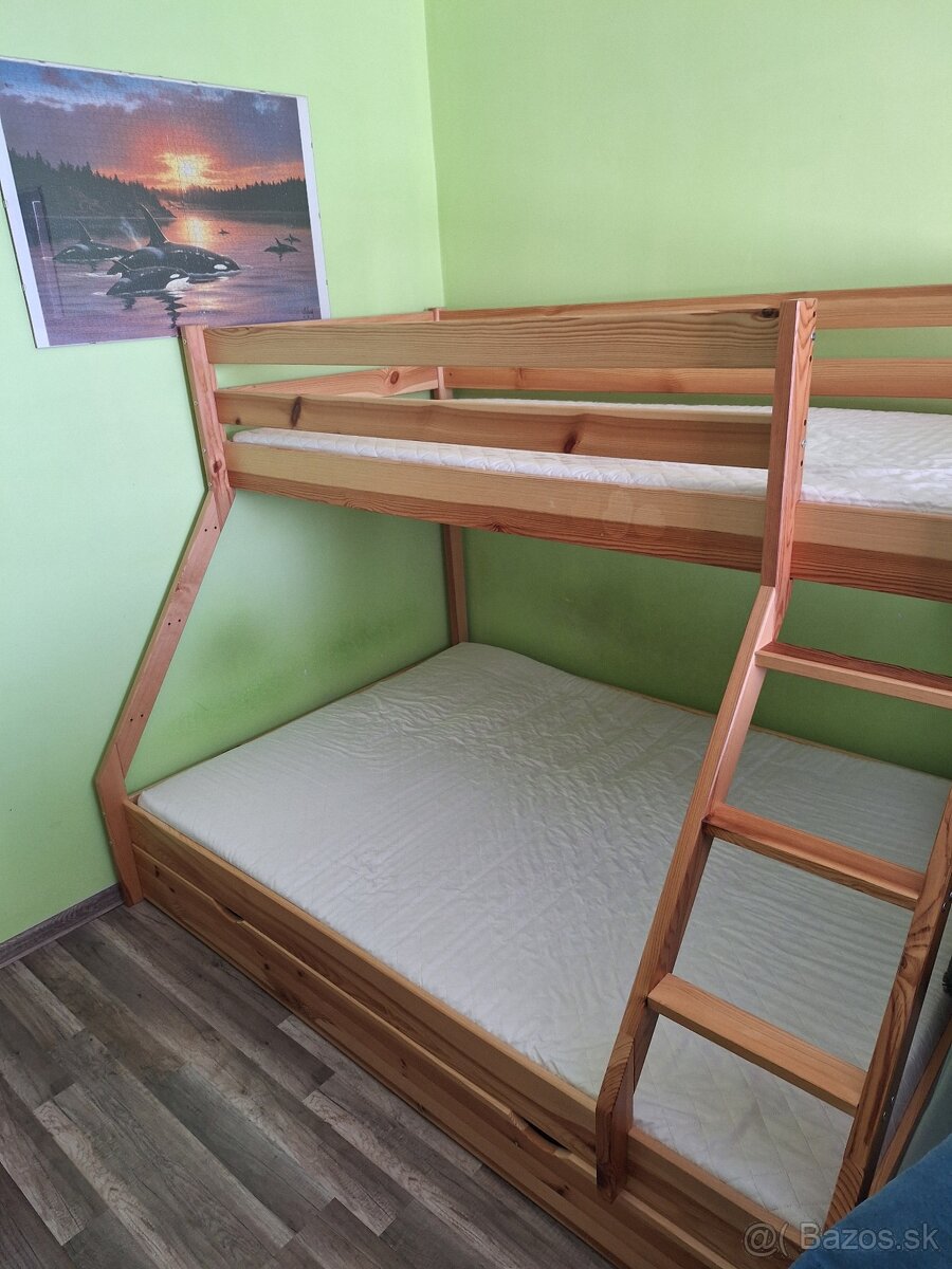Poschodová postel - 2