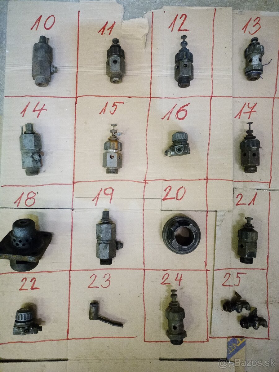 Ke kompresor DK 661 vzduch. ventily s písty válci a čepy - 2