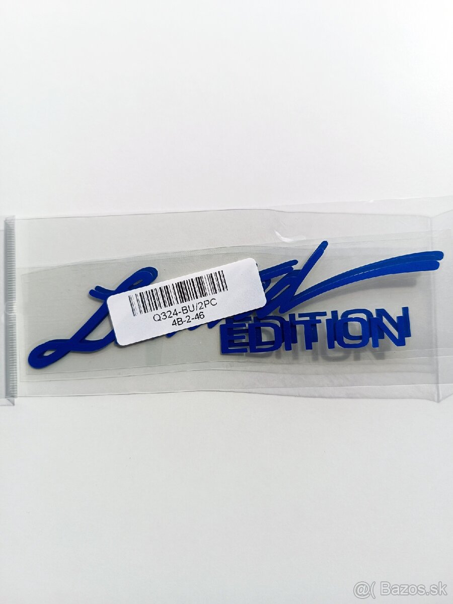 Nové modré nálepky Limited Edition - 2