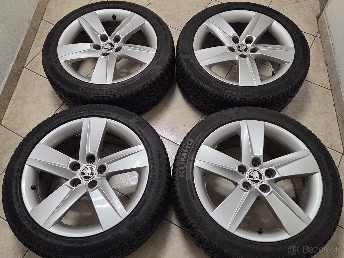 Škoda 16" (5x100) + zimné - 2