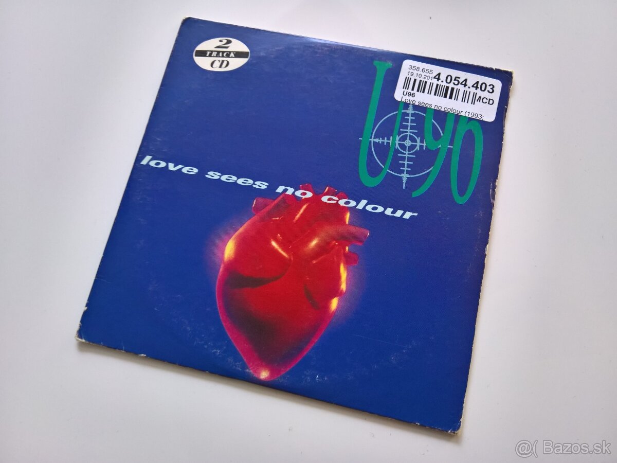 CD singel U96 – Love Sees No Colour (1993) - 2