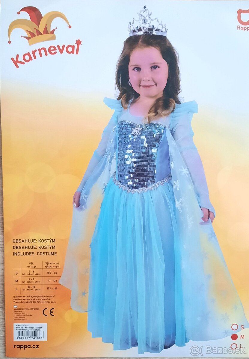 Karnevalový kostým Elsa - 2