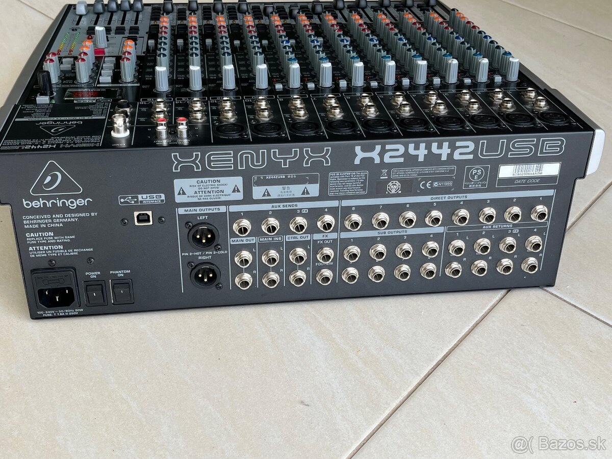 Predam mixpult Behringer X2442USB - 2