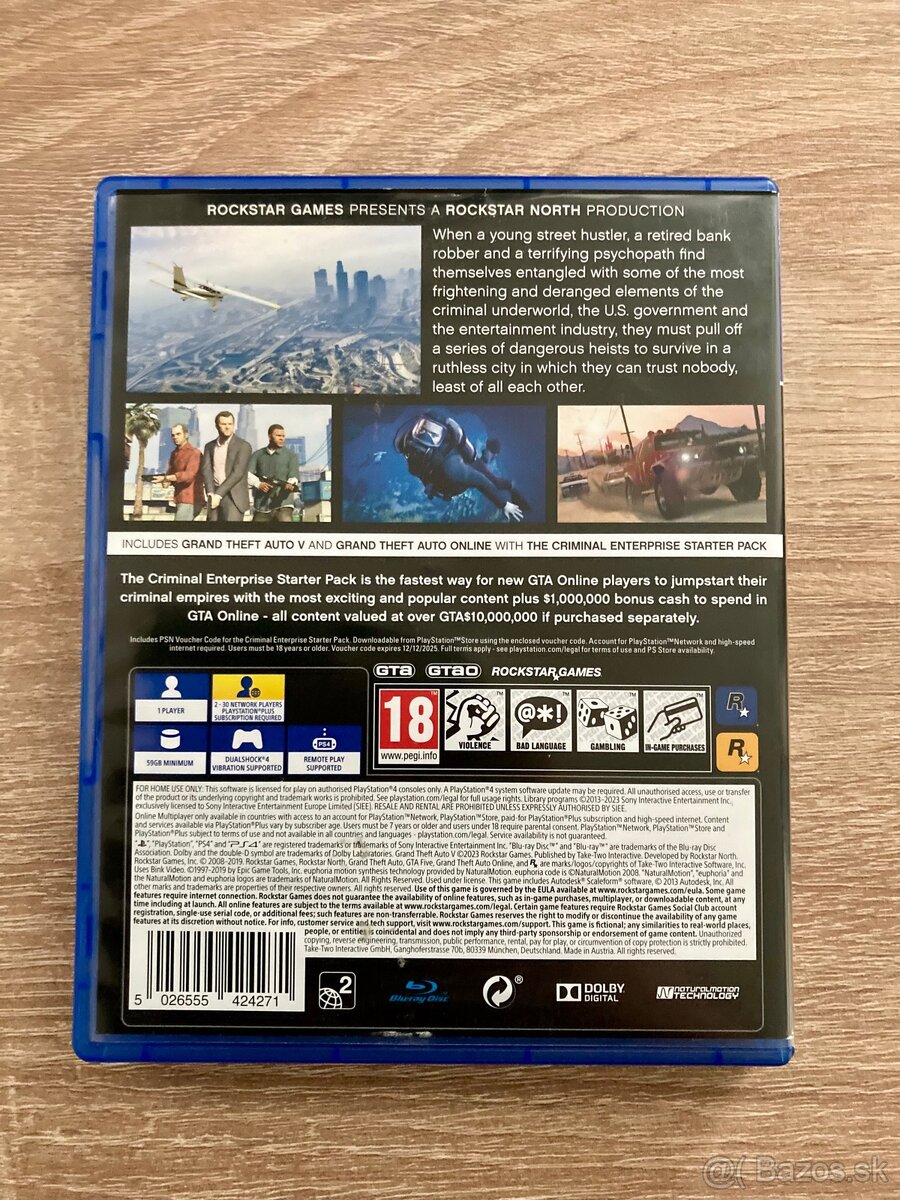 GTA V – Premium Edition – PS4 (top stav, nová) - 2