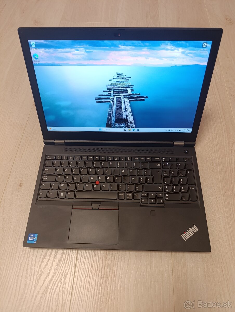 Lenovo P15 2 gen., I7-11850H, 32 GB RAM, 512 SSD, Nvidia - 2