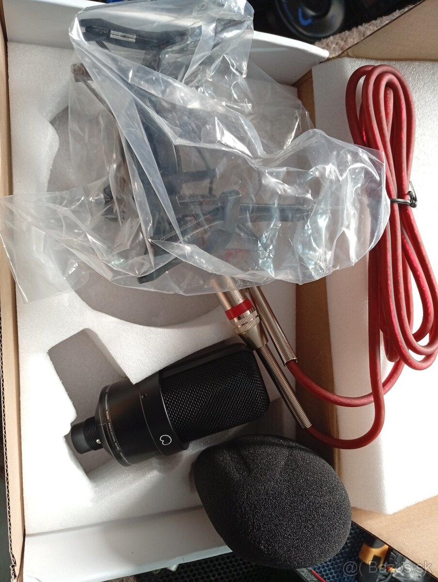 Nový kondenzátorový mikrofón + stojan - 2