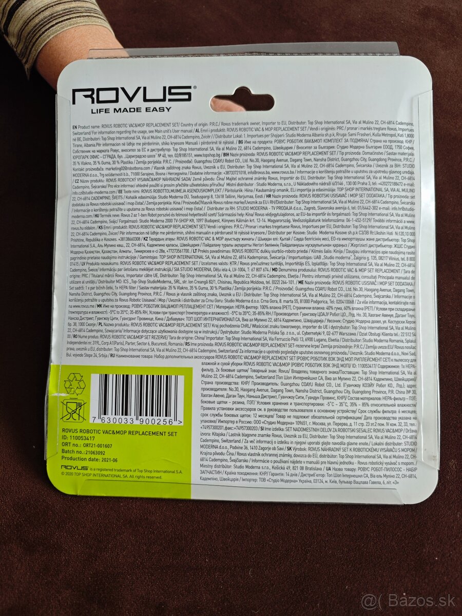 Náhradný set pre robotický vysávač Rovus - 2