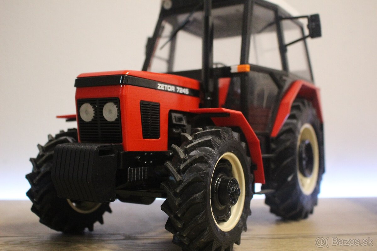 Replika Zetor 7245 RC + vlečka - 2
